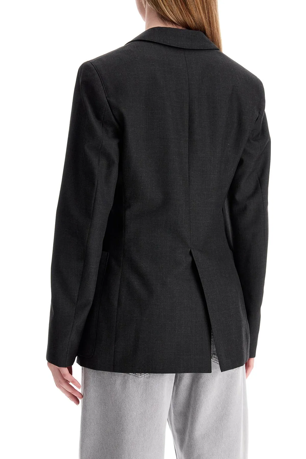 "lightweight wool barathea jacket JA1048 LF414 CAVIAR